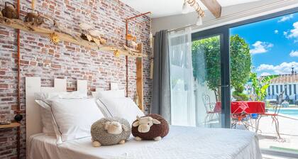 Lodge Berik - Loft pour 2 avec piscine