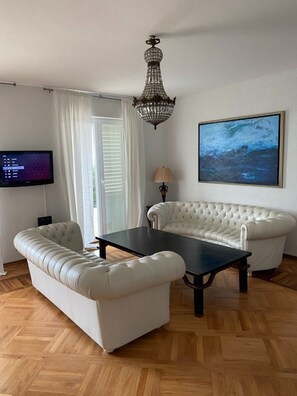Apartment (Irena - with private pool - A1(4)) | Living room