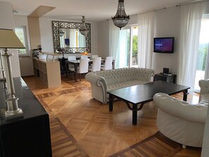 Apartment (Irena - with private pool - A1(4)) | Living room