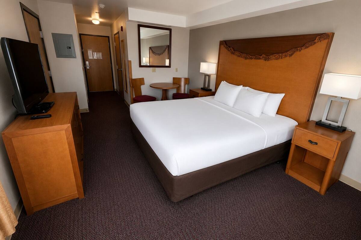 Blackout drapes, iron/ironing board, WiFi (free), bed sheets