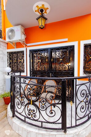 Voorkant van accommodatie