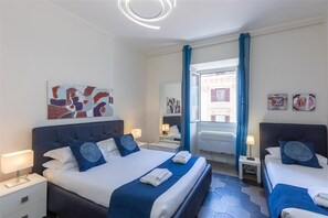 3 chambres, fer et planche Ă repasser, Internet gratuit, draps fournis