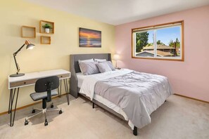 5 bedrooms, iron/ironing board, travel crib, WiFi