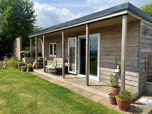 Beautiful eco lodge with stunning rural views