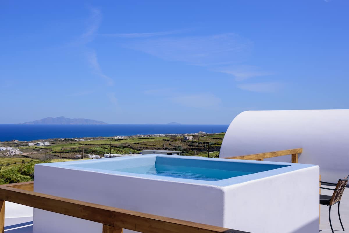 Suite Elite, hidromasaje, vista al mar | Vista desde la habitación