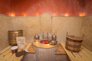 Hammam, soins corporels, gommages corporels, soins du visage