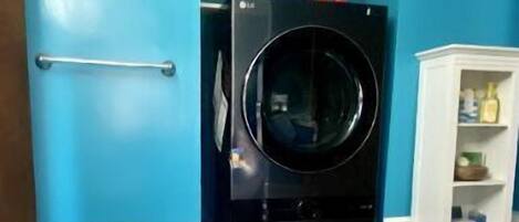 Towels, soap, toilet paper