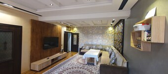 Hospitable house of Tajikistan, with national traditions.