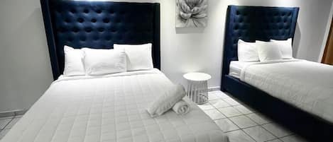 Family Double Room Single Use | Down duvets, bed sheets