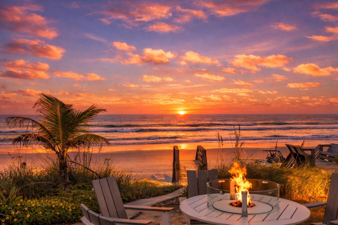 Overnattingsstedets uteområder