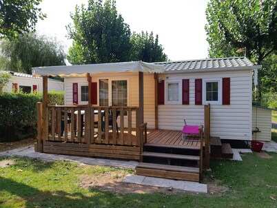 Mobil-home en Bordure de Nive Pour 4 Pers