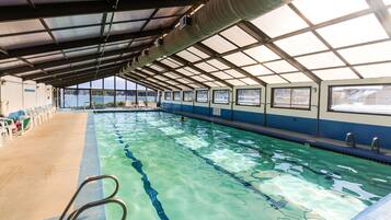 Indoor pool, a heated pool