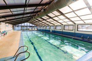 Indoor pool, a heated pool