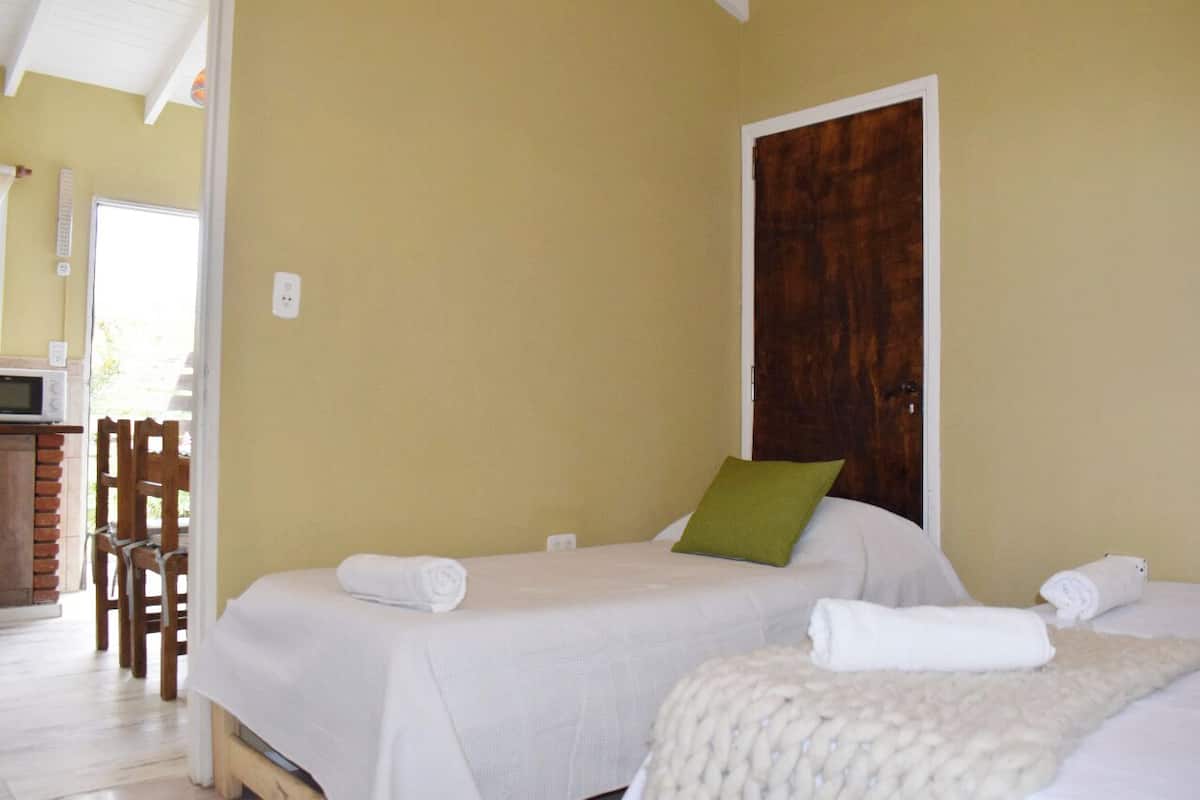 Hypo-allergenic bedding, down duvets, laptop workspace, free WiFi