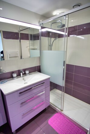 Shower, hair dryer - Palmes d'Or Properties Ref EGEE (Cannes-la-Bocca)