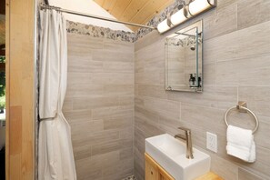 Shower, hair dryer