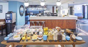 Daily buffet breakfast for a fee