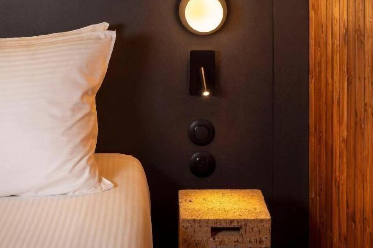In-room safe, desk, laptop workspace, blackout curtains
