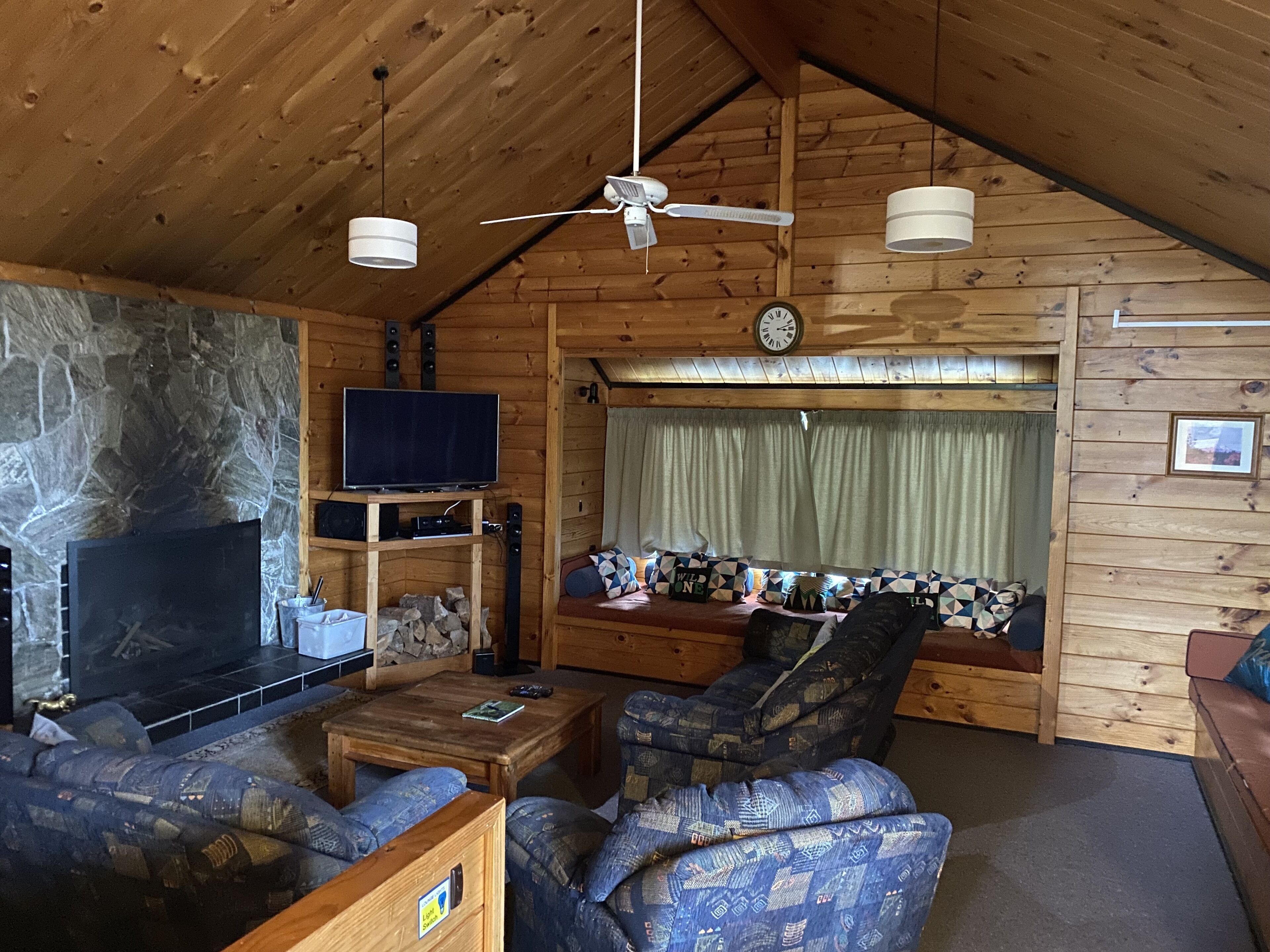 智能电视、壁炉、电子游戏、DVD 播放器