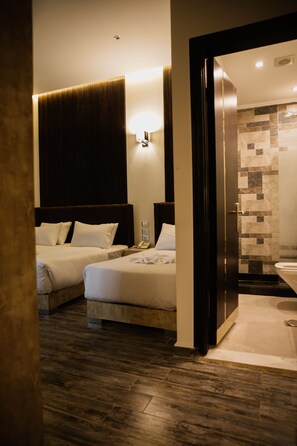 Standard Triple Room | Egyptian cotton sheets, premium bedding, memory foam beds, in-room safe - Tourist Palace Hotel (Cairo)
