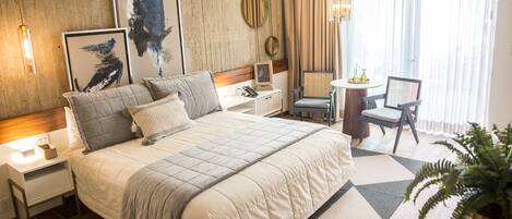 1 habitación, ropa de cama de alta calidad y minibar