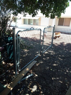 Property grounds - SUN CITY Fenced Bird Sanctuary patio Az rm 4 bd 1 ba,  carport garage   trees  (Sun City)