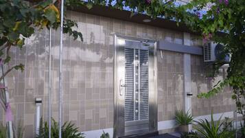 Majoituspaikan julkisivu