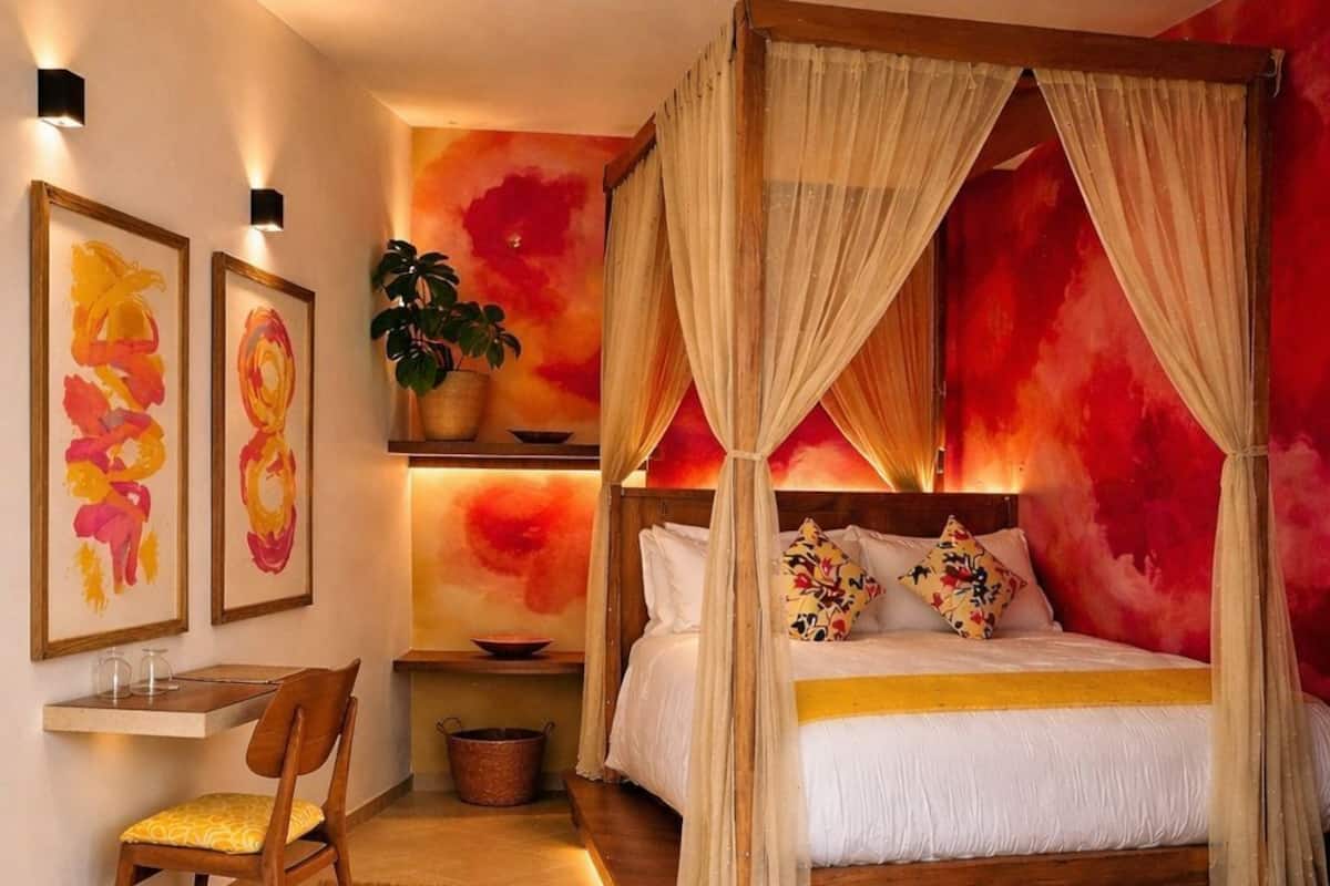 Frigobar, cofres nos quartos, Wi-Fi de cortesia, roupa de cama