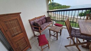 Outdoor dining - Studio - Magnifique vue mer - Pieds Dans L'eau (Le Gosier)