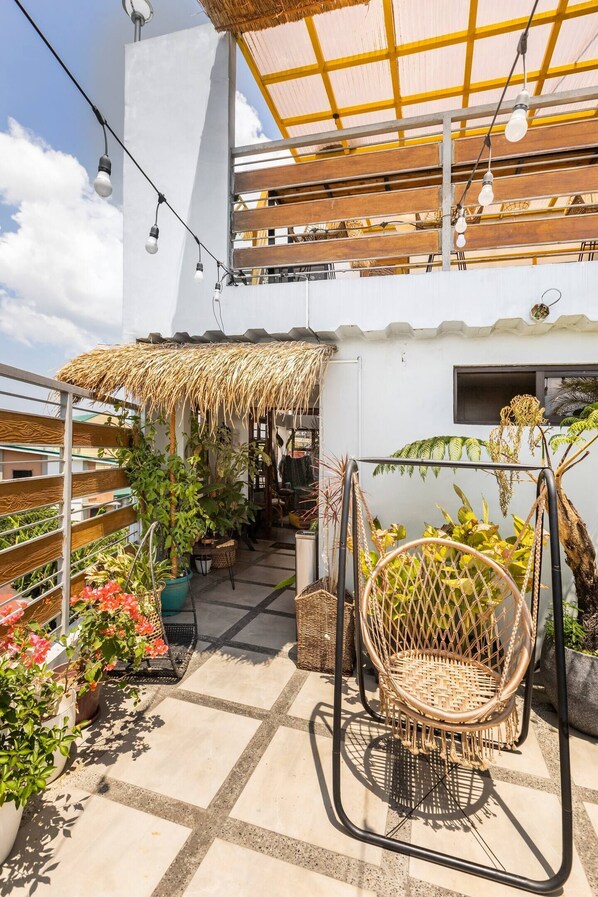 Terrasse sur le toit