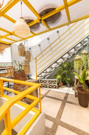 Terrasse sur le toit