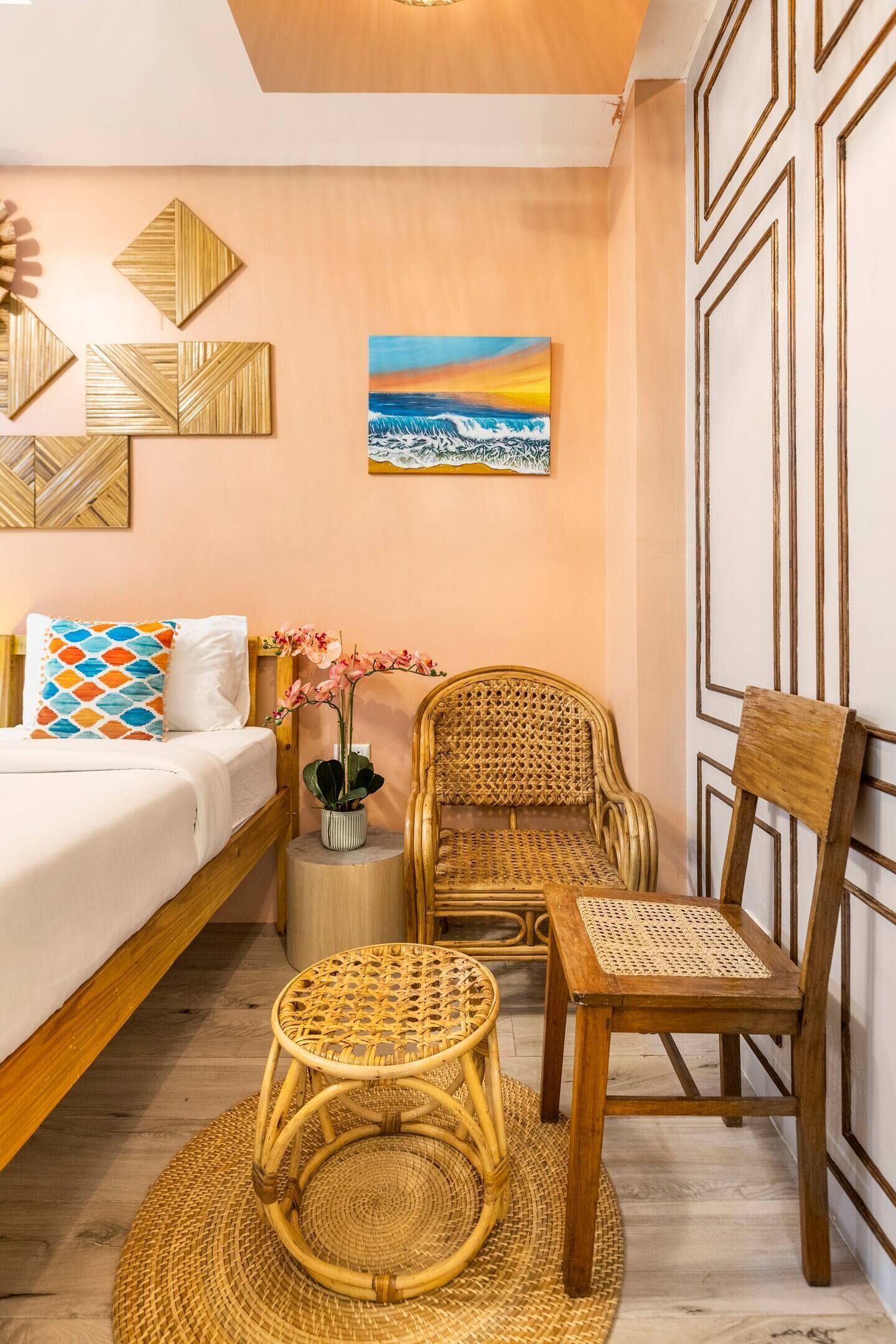 時尚客房, 非吸煙房, 邊間 | 高級寢具、羽絨被、獨特裝潢、書桌