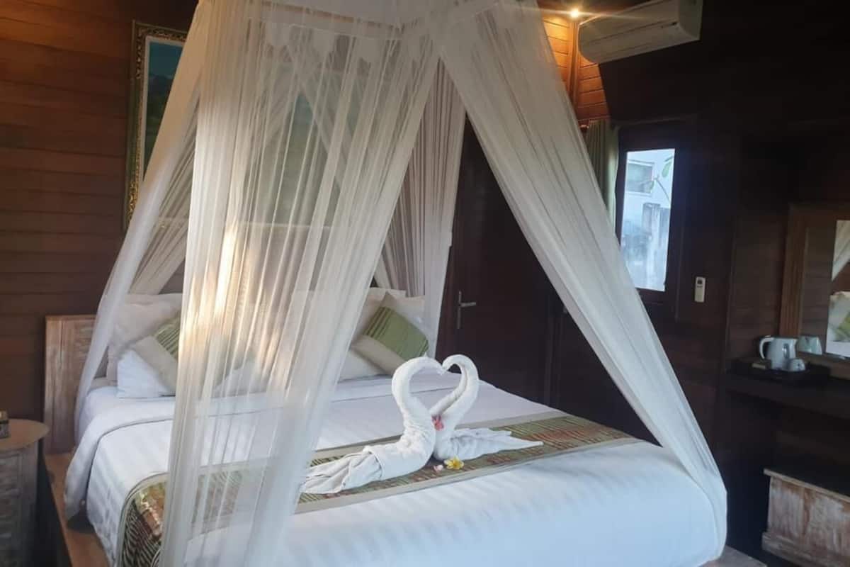 Baita Deluxe, 1 camera da letto, non fumatori, vista giardino | Tende oscuranti, Wi-Fi gratuito