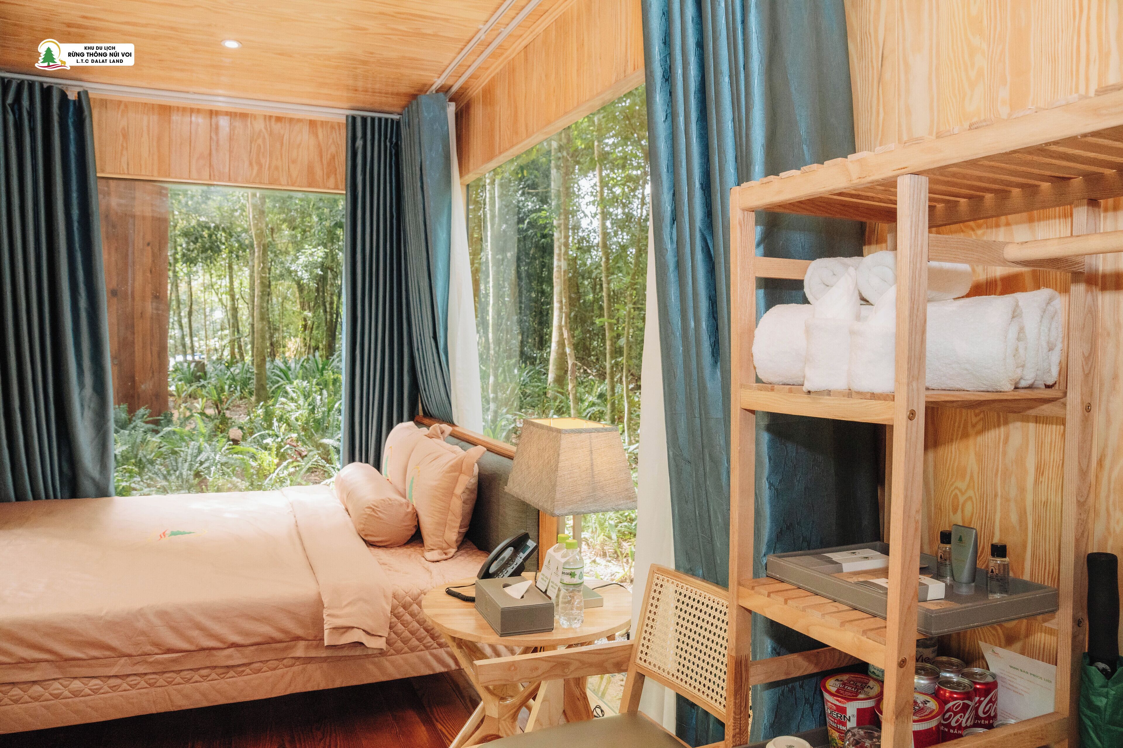 Bangalô básico, 1 cama Queen, para não fumantes, vista para o jardim | Roupas de cama premium, frigobar (abastecido com alguns itens grátis)