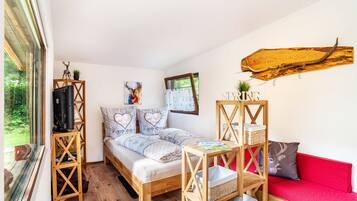 1 habitación y ropa de cama