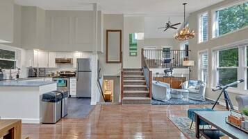 Télévision, cheminée, jeux vidéo, lecteur de DVD