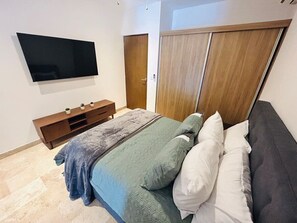 1 chambre, fer et planche à repasser, Wi-Fi, draps fournis
