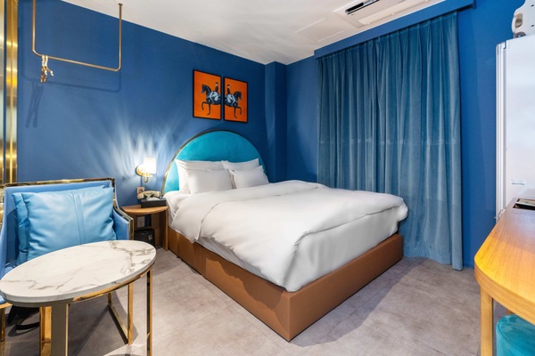 Premium bedding, memory foam beds, individually decorated