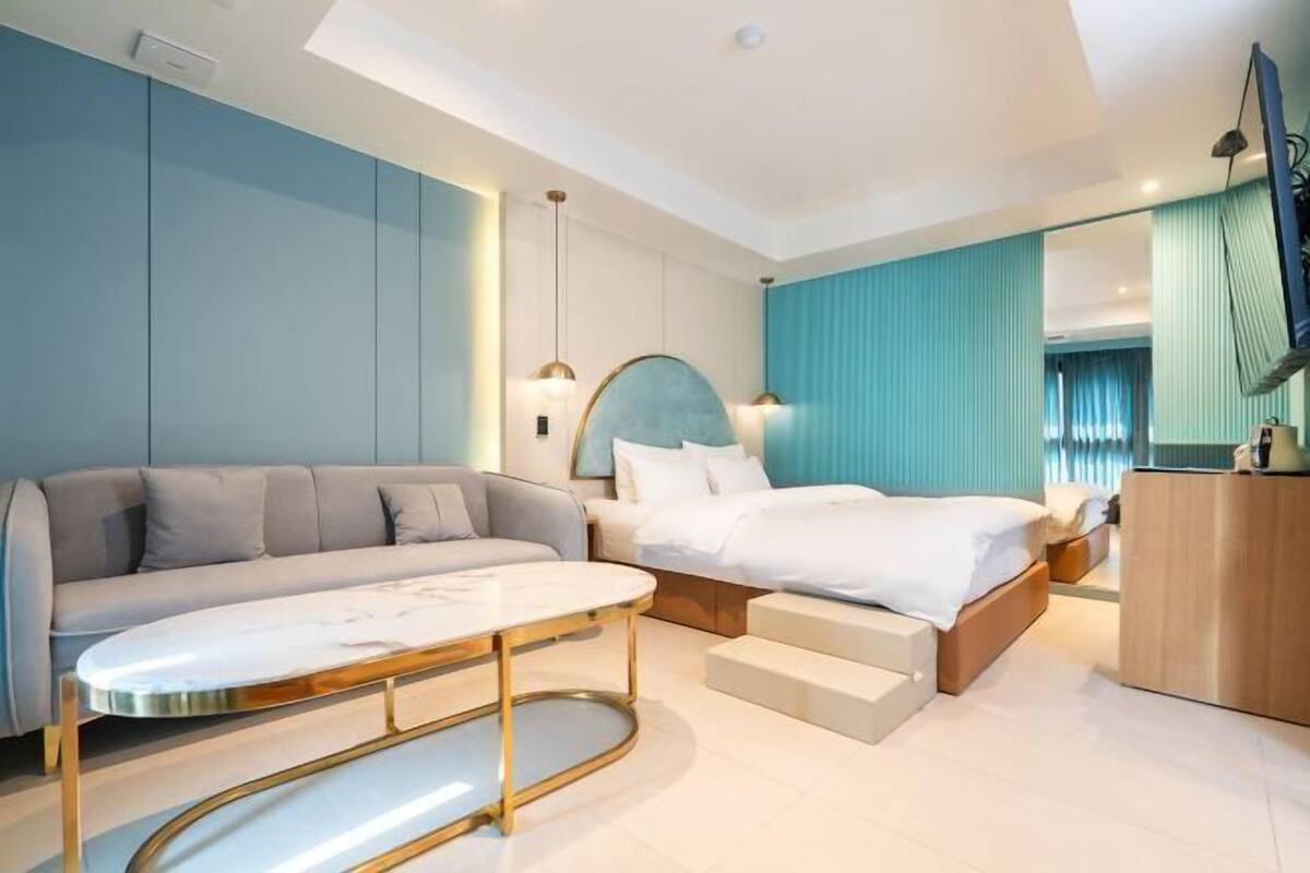 Premium bedding, memory-foam beds, individually decorated