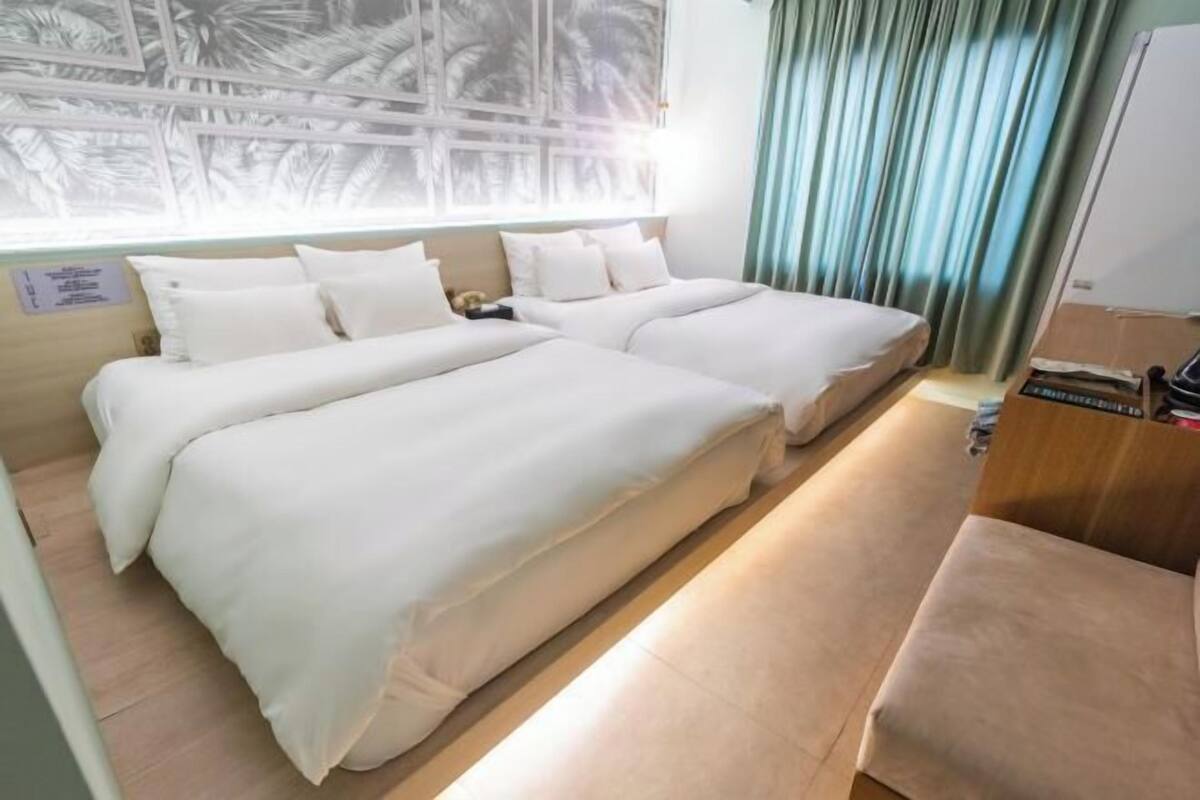 Premium bedding, memory-foam beds, individually decorated