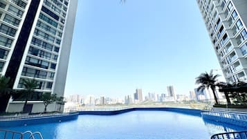 Indoor pool, seasonal outdoor pool