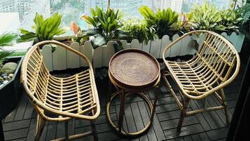 Luxury Apartment, 2 Bedrooms, 2 Bathrooms, City View | Terrace/patio