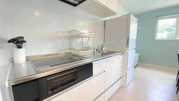 Grandioso Okinawa Pool Villa Kin2E, Smoking | Shared kitchen facilities | Full-size fridge, microwave, toaster, rice cooker