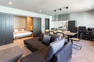 Grandioso Okinawa Pool Villa Kin2G, Smoking | Living area | 50-inch LCD TV with digital channels