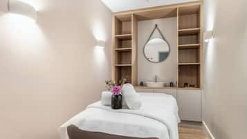 Sauna, steam room, body treatments, body scrubs, facials