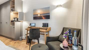 Camera doppia (Bel Etage) | Biancheria da letto di alta qualità, copriletto in piuma, minibar