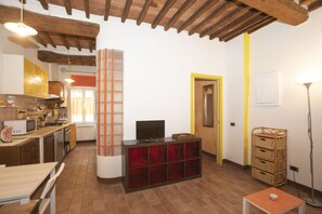 Microwave, dining tables