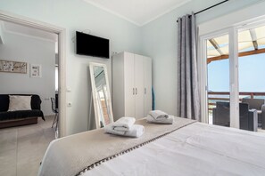 2 Schlafzimmer, BĂŒgeleisen/BĂŒgelbrett, kostenloses WLAN, BettwĂ€sche