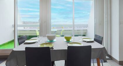 Tourellic duplex *** vue mer, 2 chambres, 5 pers.