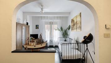 1 makuuhuone, silitysrauta/-lauta, ilmainen Wi-Fi, vuodevaatteet